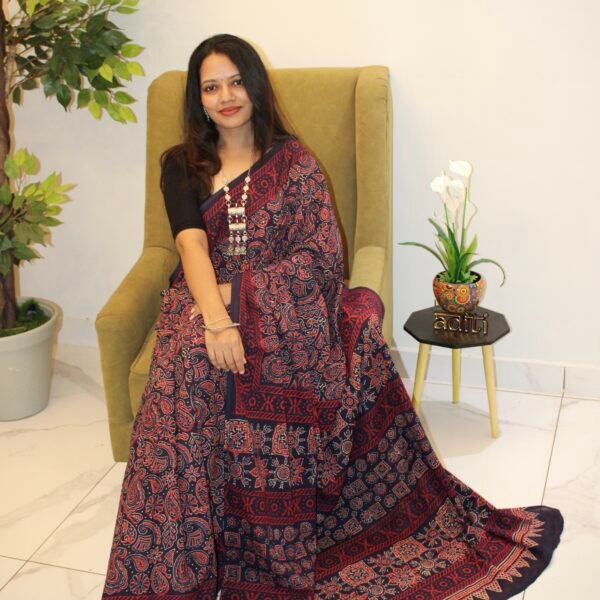 Jaipur Printed Mul Cotton Saree